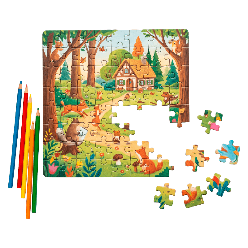 Puzzles y juegos para pintar